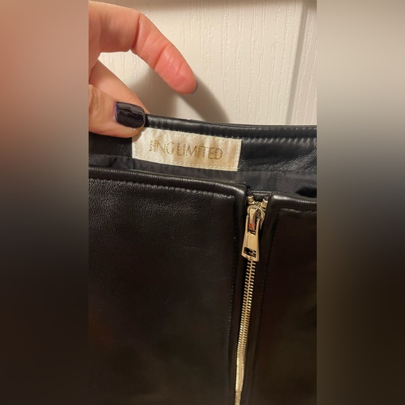 Euc genuine leather mini skirt size S - Picture 10 of 11